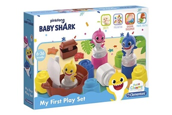 Autres jeux de construction Clementoni Clementoni soft clemmy baby shark mon premier set de jeu