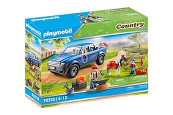 Playmobil PLAYMOBIL Playmobil country 70518 maréchal-ferrant et véhicule