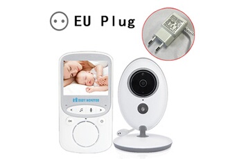 Ecoute bébé Babyphone Babyphone vidéo blanc sans fil interphonie caméra vision température de surveillance monitor pour bébé nounou