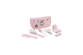 Produit d'hygiène bébé Miniland - baby kit rose - trousse complete pour le soin et l'hygiene de bébé