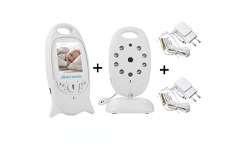 Ecoute bébé Babyphone Babyphone vidéo blanc nouveau moniteur 2.0 ''lcd sans fil parler vision nocturne température sécurité caméra pour bébé nounou