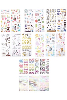 Autres jeux créatifs Zink Zink jeux d'autocollants colorés et décoratifs pour les projets de papier photo instantané (menthe, alignement, zip, pop, z2300) - 9 jeux uniques