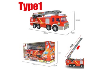 MAEREX Véhicule électrique Maerex Camion de pompier jouet modèle eau pulvérisation musique led lumière pr enfant cadeautype 1