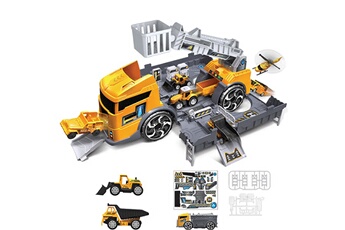 Insma Décoration de noël (OBS) 1/24 véhicule voiture jouet inertielle pompier garçons jouets pour enfants cadeau a