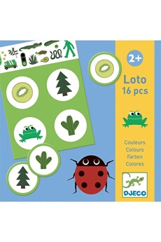 Puzzle Djeco Djeco dj08128 - loto couleurs jeu educatif
