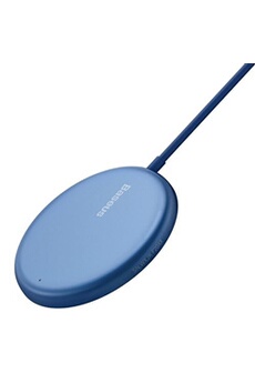 Chargeur pour téléphone mobile BASEUS Chargeur Induction pour iPhone 12 Series 15W Bleu - WXQJ-03