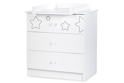 Commode Bebe Klups Tino Commode Enfant 3 Tiroirs Motifs Etoiles Plan A Langer Amovible Blanc Darty Commode Bebe Klups Tino Commode Enfant 3 Tiroirs Motifs Etoiles Plan A Langer Amovible Blanc Darty