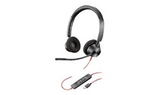 Poly Blackwire 3320 - 3300 Series - micro-casque - sur-oreille - filaire - USB-C