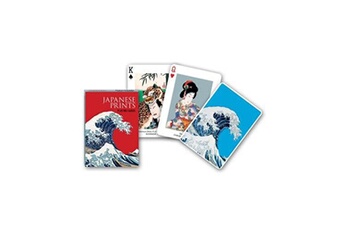 Carte à collectionner Piatnik Piatnik jeu de 55 cartes estampes japonaises multicolore