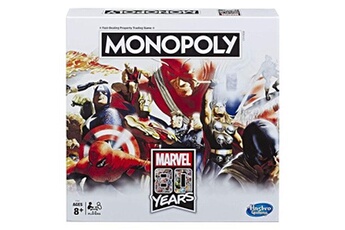 Jeux classiques Hasbro Gaming Jeu de société winning moves monopoly marvel 80 ans comics