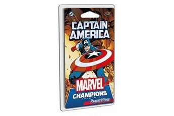 Carte à collectionner Fantasy Flight Games Marvel champions : captain america (héros)