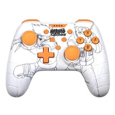 Manette Gaming filaire pour Nintendo Switch Naruto Blanc et orange