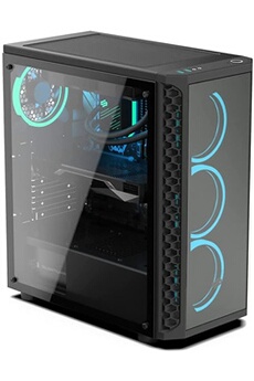 Unité Centrale Sedatech PC Gamer Expert - AMD Ryzen 7 3800X - 16Go RAM - 500Go SSD - 2To HDD - Sans OS