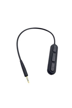 Accessoires audio GENERIQUE Câble bluetooth avec contrôle pour casque Bose QuietComfort QC25 OE2 OE2i AE2  Noir