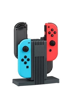 Chargeur pour Nintendo Switch Manettes Joy-Con, Support de Chargeur 4 en 1 pour Switch Joy-Con avec indication LED