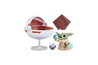 Figurine pour enfant Hasbro Star wars mandalorian bounty collection - pack landau flottant de grogu