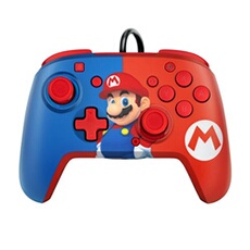 Manette Gaming filaire pour Nintendo Switch Faceoff Deluxe Mario