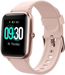 Montre Connectée ZX17 1.28 Pouces-Rose-Chronus