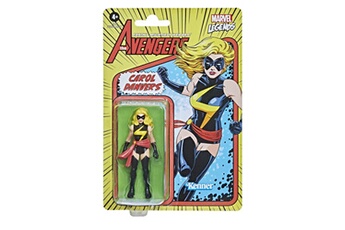 Figurine de collection Marvel Figurine marvel legends rétro 3,75 pouces carol danvers