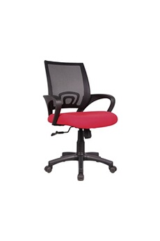 fauteuil de bureau habitat et jardin fauteuil de bureau à roulettes dana - noir/rouge