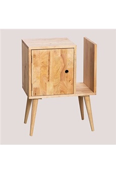 table d´appoint polyvalente arlan bois naturel 66,5 cm