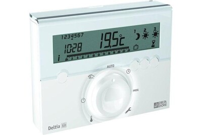 Thermostat et programmateur de chauffage Delta Dore Delta dore del6050458 programmateur radio fil pilote 3 zones