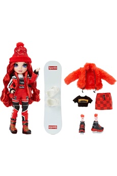 Figurine de collection Zapf Creation Zapf creation 574286euc - rainbow high winter break fashion doll - ruby anderson (red)