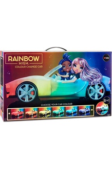 Figurines personnages Zapf Creation Zapf creation 574316euc - rainbow high color change car voiture pour poupée