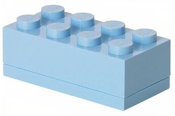 Lego Lego Mini pierre de rangement 8 plots 4,6 x 9,2 cm pp bleu clair