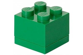 Lego Lego Mini pierre de rangement 4 plots 4,6 x 4,3 cm polypropylène vert