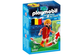 Playmobil PLAYMOBIL Sports & action : joueur de foot - belgique
