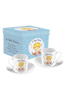 tasse et mugs enesco - coffrets 2 tasses à café en céramique le petit prince
