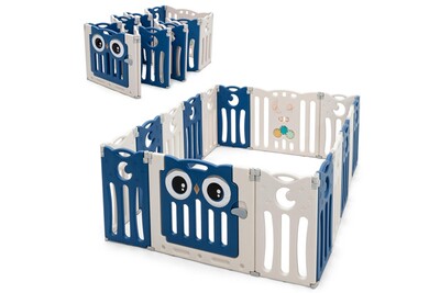Parc Bebe Costway Parc Pour Bebe 16 Panneaux Pliable Aire D Activite En Hdpe Avec Verrou De Securite Et Jouets Educatifs Motif D Hibou Bleu Darty Parc Bebe Costway Parc Pour Bebe 16 Panneaux Pliable Aire D Activite En Hdpe Avec Verrou De Securite Et Jouets Educatifs Motif D Hibou Bleu Darty