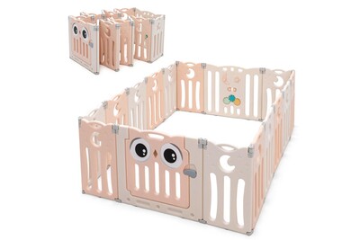 Parc Bebe Costway Parc Pour Bebe 16 Panneaux Pliable Aire D Activite En Hdpe Avec Verrou De Securite Et Jouets Educatifs Motif D Hibou Rose Darty Parc Bebe Costway Parc Pour Bebe 16 Panneaux Pliable Aire D Activite En Hdpe Avec Verrou De Securite Et Jouets Educatifs Motif D Hibou Rose Darty