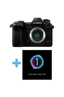Appareil photo hybride Panasonic LUMIX G9 Nu + Logiciel Capture One Pro