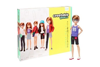 Poupée Mattel Creatable world poupée avec accessoires set cheveux bruns 30 cm