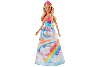 Poupée Mattel Poupée barbie dreamtopia princesse arc-en-ciel blonde mattel