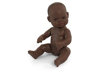 Poupée Miniland Miniland 12.63 '' anatomically happy newborn baby doll, african boy