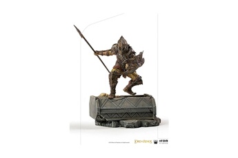 Figurine pour enfant Iron Studios Le seigneur des anneaux - statuette 1/10 bds art scale armored orc 20 cm