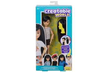 Poupée Mattel Creatable world poupée cheveux starterspakketnoirs 30 cm