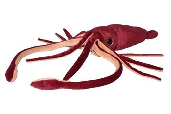Peluche Wild Republic Wild republic calamar géant câlin junior 50 cm en peluche rouge