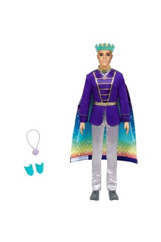 Poupée Mattel Mattel gtf93 - poupée 2-en-1 ken transformation prince triton