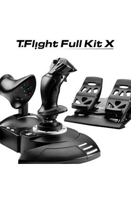 Joystick Thrustmaster Kit complet pour simulation de vol T.Flight Full Kit  X pour Xbox et PC Noir