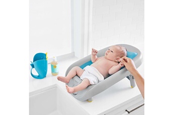 Baignoire bébé Skip Hop Siège de bain inclinable pour bébés moby bleu