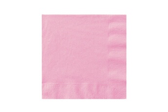 Tente et tipi enfant Vegaoopro 20 petites serviettes en papier roses clair 33 x 33 cm