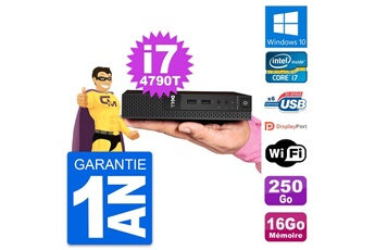 Unité Centrale Dell Ultra Mini Pc Dell 3020 Micro I7-4790t Ram 16go Disque 250go Windows 10 Wifi