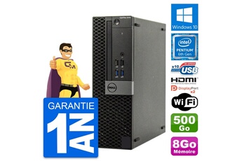 Unité Centrale Dell Pc Dell Optiplex 5040 Sff Intel G4400 Ram 8go Disque 500go Hdmi Windows 10 Wifi