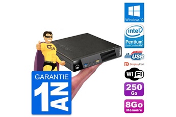 Unité Centrale Lenovo Ultra Mini Pc Lenovo M73 Tiny Usff G3220t Ram 8go Disque 250go Windows 10 Wifi