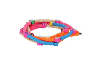 Bijou de déguisement Avizar Bijou de téléphone bracelet 110cm collection lovely multicolore