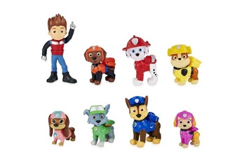 Figurines personnages Paw Patrol Pat patrouille multipack 8 figurines